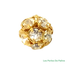 Boule Strass 10mm Crystal...