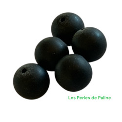 Ronde 12mm Onyx Mat (x1)