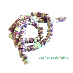 Heishi 8x4mm Jasper Turquoise (x1fil)