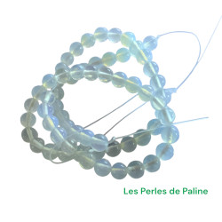 Ronde 6mm en Opalite (x1fil)