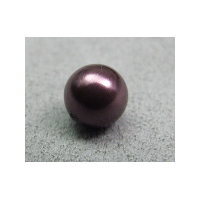 Perle ronde 8mm nacrée Swarovski Burgundy (x5)