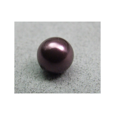 Perle ronde 8mm nacrée Swarovski Burgundy (x5) Perle ronde 8mm nacrée Swarovski Burgundy (x5)