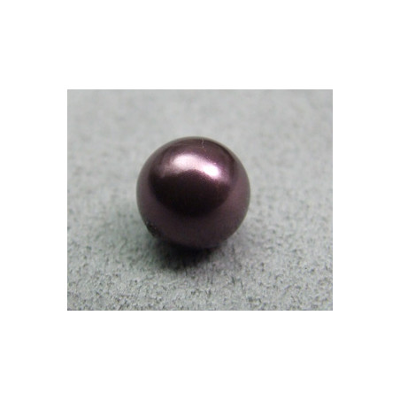 Perle ronde 8mm nacrée Swarovski Burgundy (x5)