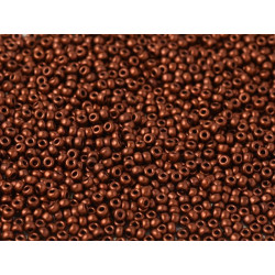 R11-4589 Rocailles Hybrides 11/0 Vintage Copper (x10gr)