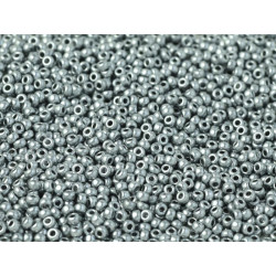 R8-4587 Rocailles Hybrides 8/0 Aluminium Silver (x10gr)