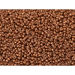 R8-4589 Rocailles Hybrides 8/0 Vintage Copper (x10gr)