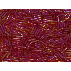 BGL-3-0254 Bugles Miyuki Transparent Red AB (x 10gr)