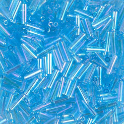BGL-3-0260 Bugles Miyuki Transparent Aqua AB (x 10gr)