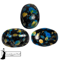 Samos&reg; par Puca&reg; 5x7mm Enamel Blue Yellow (x5gr)