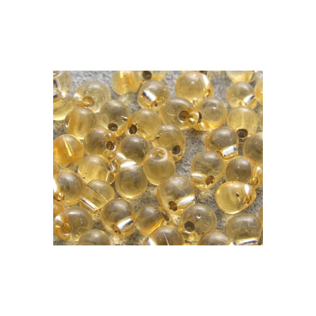 DP-0003 Drops 3.4mm Miyuki Gold Silver lined (=DB042) (x10gr)