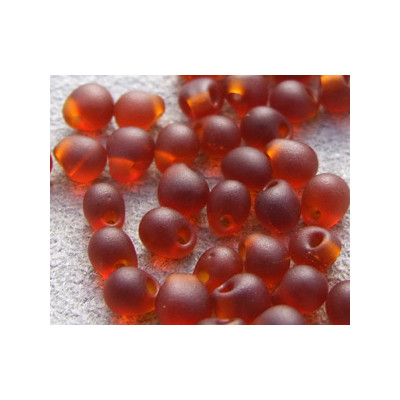 DP-134F Drops 3.4mm Miyuki Smoked Transparent Mat (=DB764) (x10gr)