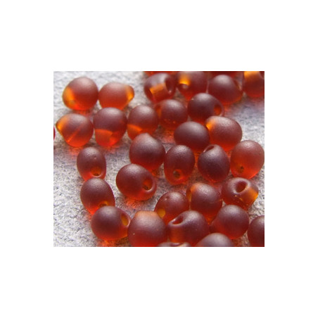 DP-134F Drops 3.4mm Miyuki Smoked Transparent Mat (=DB764) (x10gr)