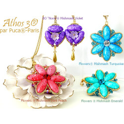 Sch&eacute;ma Pendentif "Flowers Duo" par Puca&reg; Fr - En - It - De