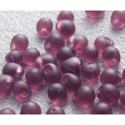 DP-153F Drops 3.4mm Miyuki Amethyst Transparent Mat (=DB1264) (x10gr)