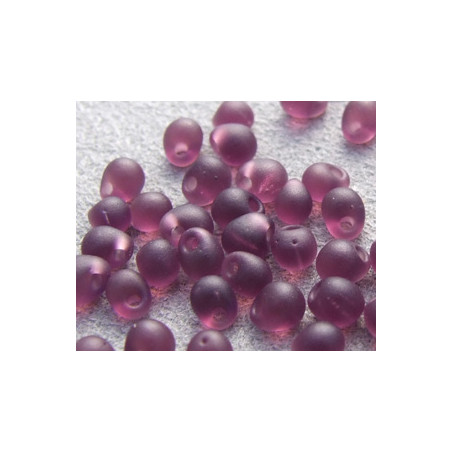 DP-153F Drops 3.4mm Miyuki Amethyst Transparent Mat (=DB1264) (x10gr)