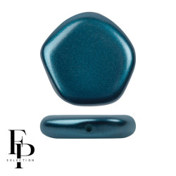 Perle FP Selection&reg; "Cute Polygon" Pastel Petrol 15X15mm (X1)