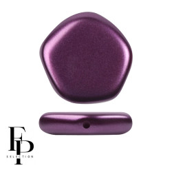 Perle FP Selection&reg; "Cute Polygon" Pastel Bordeaux 15X15mm (X1)