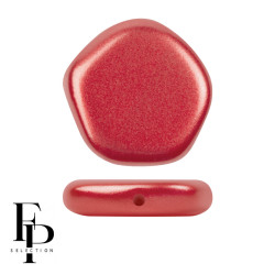 Perle FP Selection&reg; "Cute Polygon" Pastel Dark Coral 15X15mm (X1)