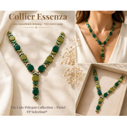 Sch&eacute;ma "Collier Essenza" par Les Cr&eacute;ations d'Anna Fr - En - It - Es -Nl - De
