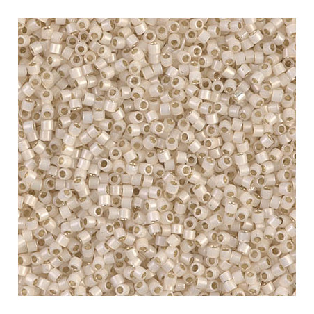 DB1451 Delicas 11/0 Silver Lined Pale Cream Opal (x 5gr)