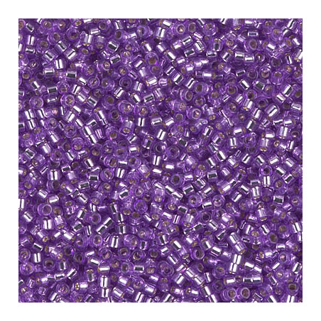 DB1343 Delicas 11/0 Dyed Silver Lined Lilac (x5gr)