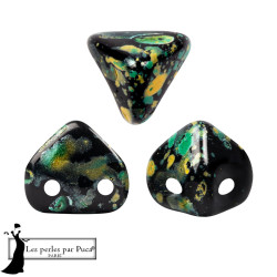 Perles en verre Super-Kh&eacute;ops&reg; par Puca&reg; 6 mm Enamel Green (x5g)