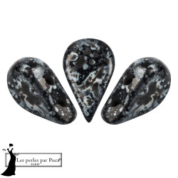 PERLES EN VERRE AMOS&reg; PAR PUCA&reg; 5X8 MM Enamel Grey (X5G)