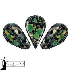 PERLES EN VERRE AMOS&reg; PAR PUCA&reg; 5X8 MM Enamel Green (X5G)