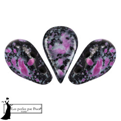 PERLES EN VERRE AMOS&reg; PAR PUCA&reg; 5X8 MM Enamel Pink (X5G)
