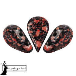 PERLES EN VERRE AMOS&reg; PAR PUCA&reg; 5X8 MM Enamel Red (X5G)