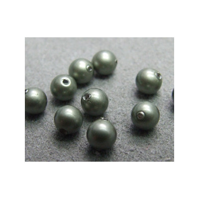 Perle ronde nacrée Swarovski 4mm Powder Green (x20) Perle ronde nacrée Swarovski 4mm Powder Green (x20)