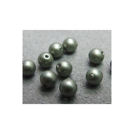 Perle ronde nacrée Swarovski 4mm Powder Green (x20)