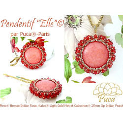 Sch&eacute;ma "Pendentif Elle" par Puca&reg; Fr - En - It - Nl- De - Es