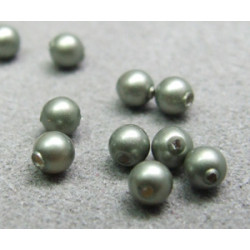 Perle ronde nacrée Swarovski 3mm Powder Green (x20)