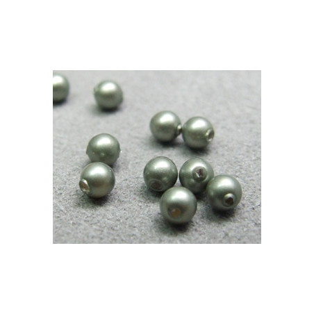 Perle ronde nacrée Swarovski 3mm Powder Green (x20)