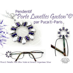 Sch&eacute;ma "Pendentif Porte Lunette Gaston" par Puca&reg; Fr - En - It - Nl- De - Es