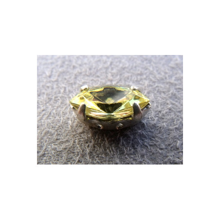 Navettes serties 10X5 Jonquille (X2)