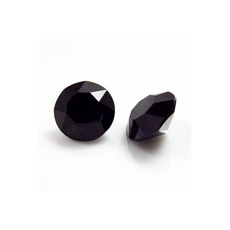 Cabochon rond SS39 8mm Jet (x1)