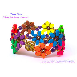Schéma du bracelet Flower Dance de Angel accessories