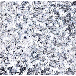 Miyuki Délicas 15/0 DBS Crystal Ab environ 1700 perles sachet de 5gr