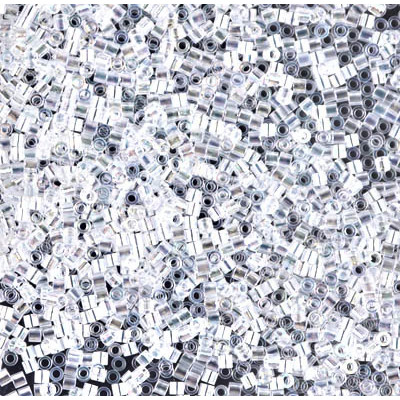 Miyuki Délicas 15/0 DBS Crystal Ab environ 1700 perles sachet de 5gr