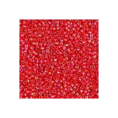 Miyuki Délicas 15/0 DBS0159 Opaque Lt Siam Ab environ 1700 perles sachet de 5gr