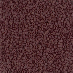 Miyuki Délicas 15/0 DBS1579 Opaque Ghost Grey Ab, sachet de 5gr, environ 1700 perles, couleur Opaque Ab, teintée dans la masse.