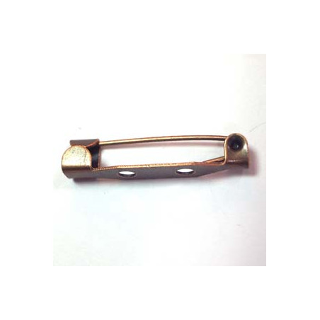 Broche 2 trous 26mm Cuivre (X1)