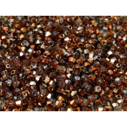 Toupies 2mm en Cristal Sunset sachet de 20 pièces. Couleur Capri Sunset, origine chine. Parfaitement régulières.