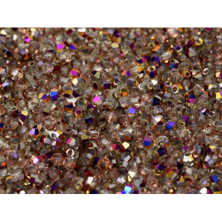 Toupies 2mm en Cristal Sliperit. sachet de 20 pièces. Couleur Sliperit, origine chine. Parfaitement régulières.