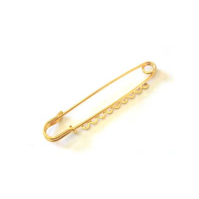 Broche 9 anneaux Dorée 7cm (X1) Broche 9 anneaux Dorée 7cm (X1)