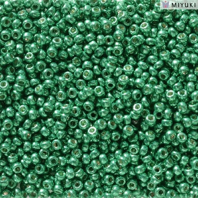 Rocailles 11/0 Duracoat Galvanized Dark Aqua Green 5105 sachet de 10gr par Miyuki.Environ 1100 perles.Couleur Aqua Green.