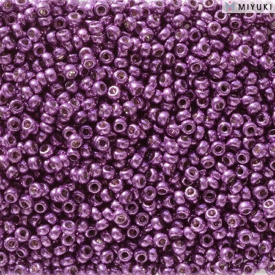 Rocailles 11/0 Duracoat Galvanized Purple Orchidée 5108 sachet de 10gr par Miyuki.Environ 1100 perles.Couleur Purple.