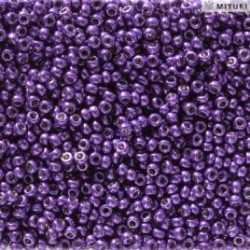 Rocailles 11/0 Duracoat Galvanized Lilac Night 5110 sachet de 10gr par Miyuki.Environ 1100 perles.Couleur Lilac Nuit.